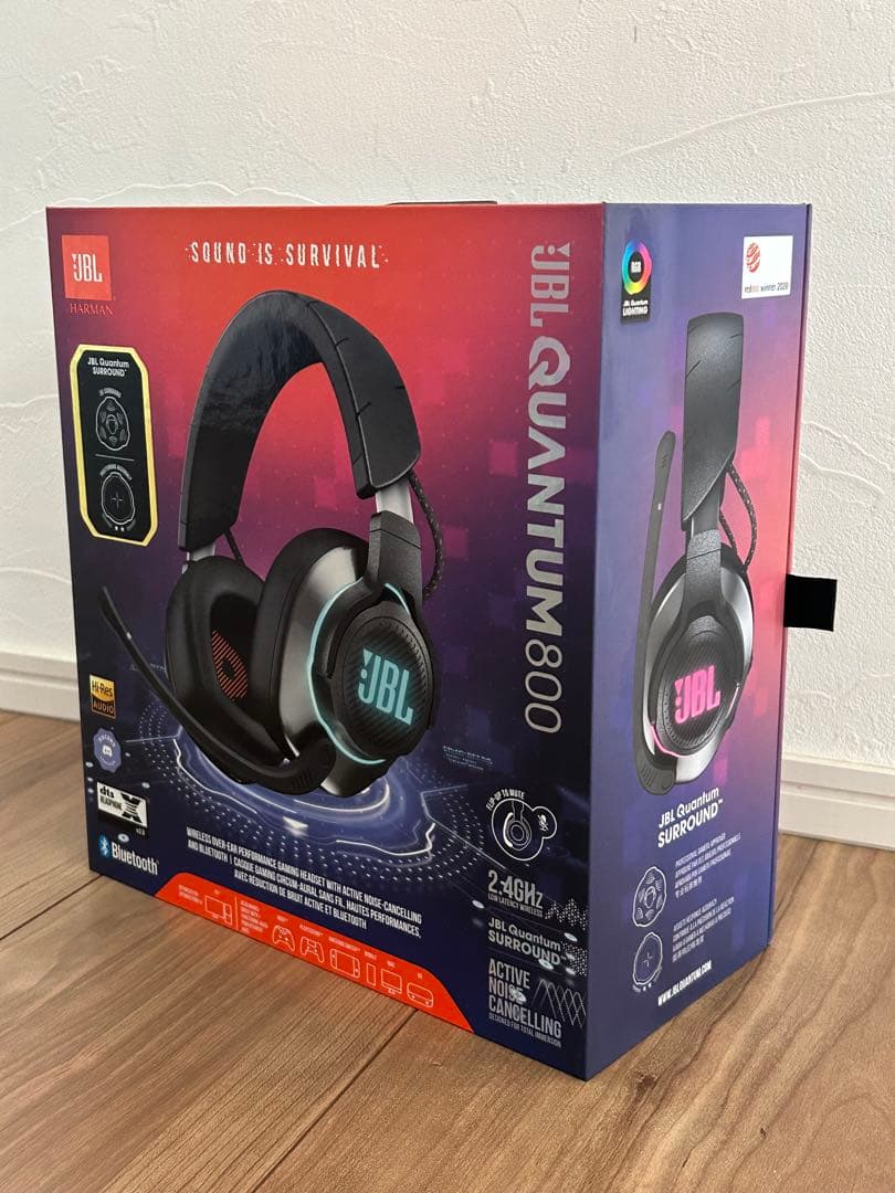 JBL QUANTUM 800 ゲーミングヘッドセット JBL Quantum 800 | アクティブノイズキャンセリング機能及びBluetooth