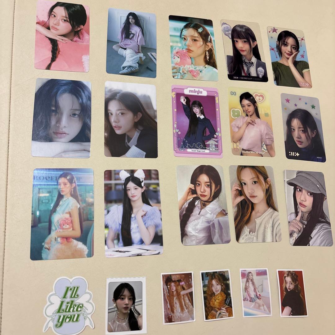 ILLIT☆アイリット☆トレカ☆カード☆ミンジュ☆フォト☆27枚セット