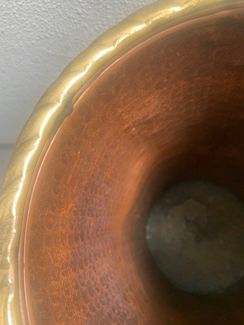 銅 ブロンズ イタリア 傘立て ヴィンテージ