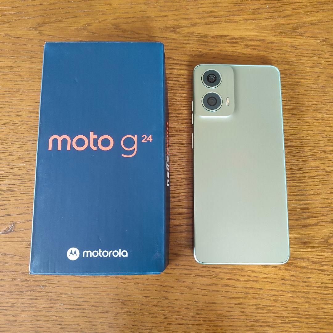 モトローラ SIMフリー moto g24 アイスグリーン 128GB 8GB - メルカリ