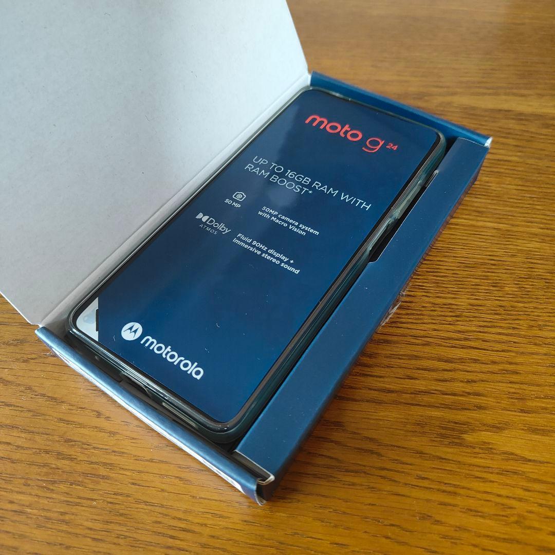モトローラ SIMフリー moto g24 アイスグリーン 128GB 8GB - メルカリ