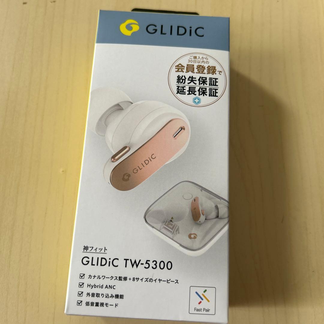 GLIDiC TW-5300 ワイヤレスイヤホン ホワイト・ゴールド - メルカリ