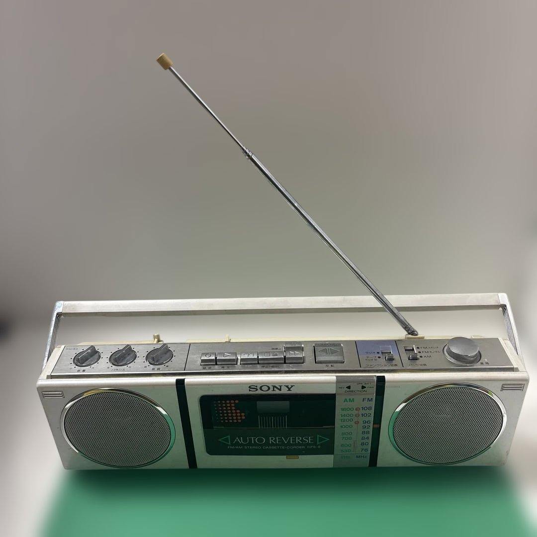 レトロ SONY ステレオラジカセCFS-9 ジャンク不動品1983年〜販売