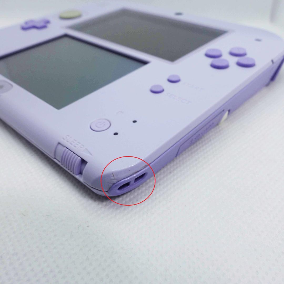 ニンテンドー2DS ラベンダー +SDカード+電源 - メルカリ