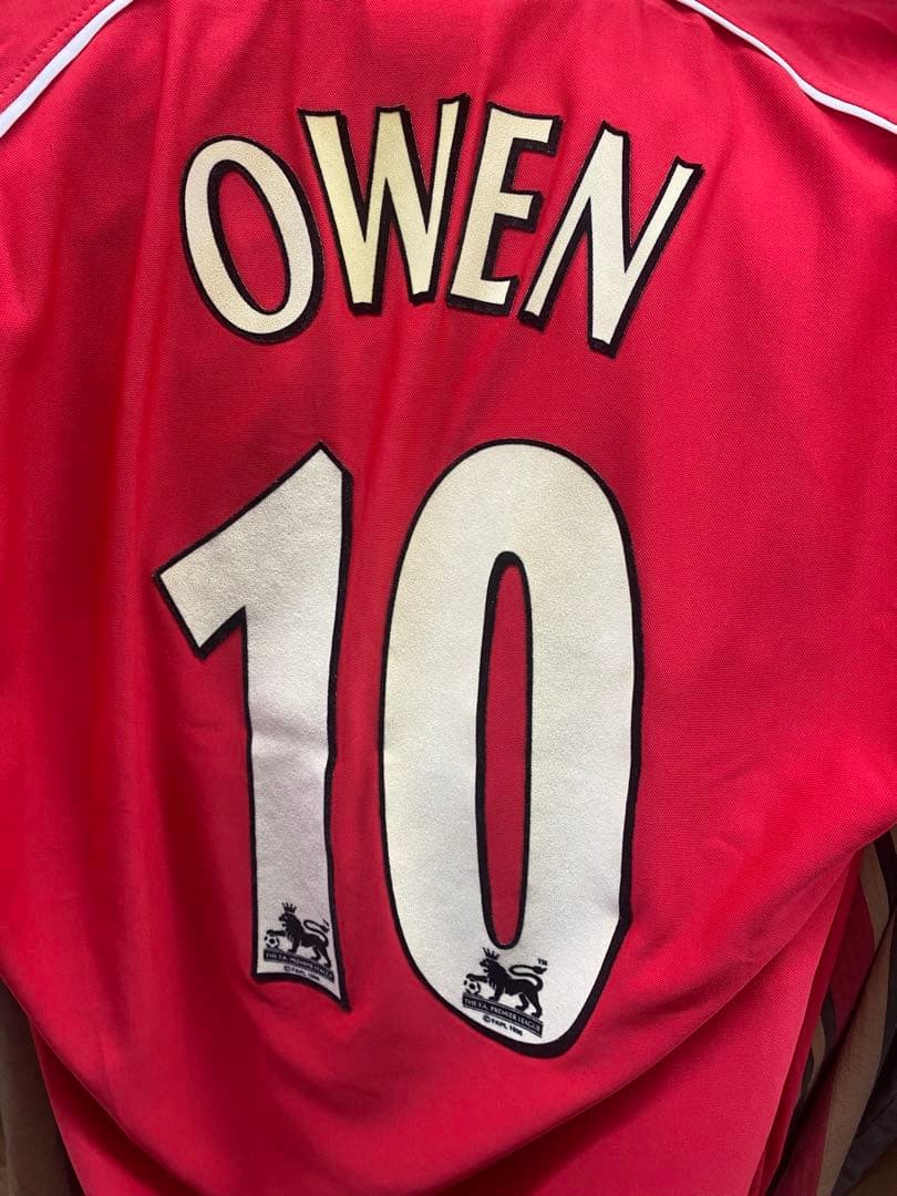 リバプール プレミアリーグ ユニフォーム 背番号10 マイケルオーウェン