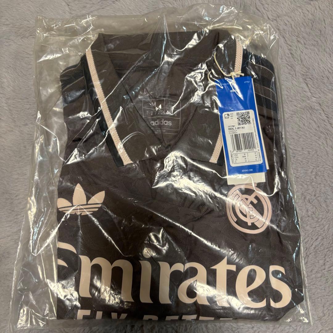 【Real Madrid】 メンズサードシャツ24/25 チャコール・未開封 adidas Real Madrid 2024/25 Match Third Men's Soccer Authentic Jersey