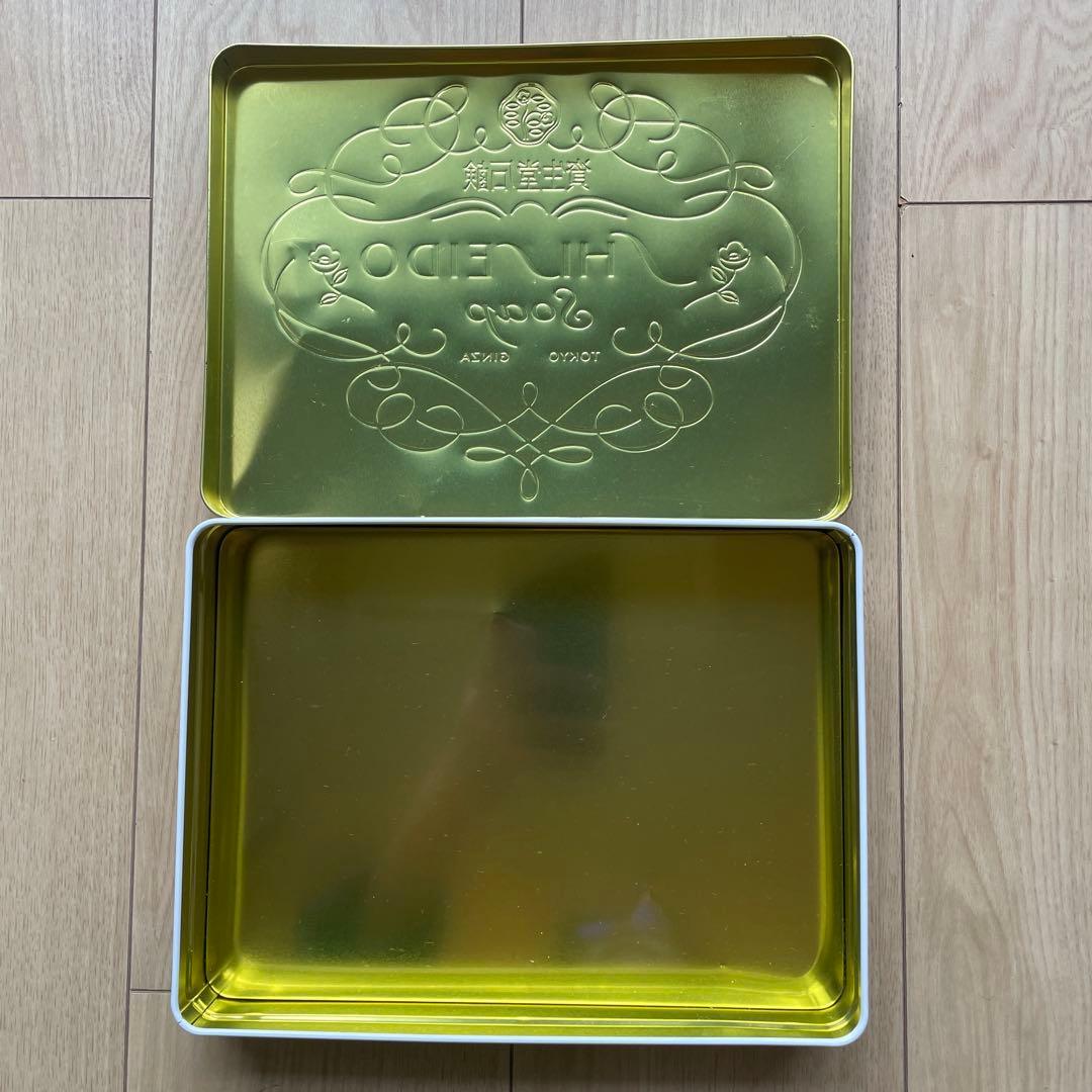 SHISEIDO 資生堂 石鹸 空き缶 昭和レトロ ブリキ缶 アンティーク