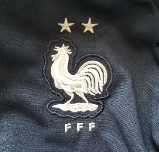 サッカー、フランス代表、ジャージ上下、海外製XL、2018年W杯優勝後の