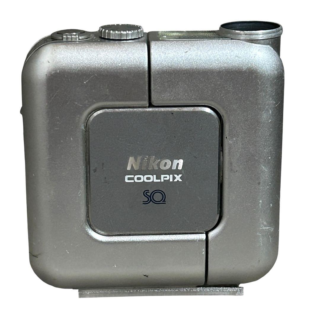 稼働品 人気のオールドコンデジ Nikon COOLPIX SQ 希少な充電器付