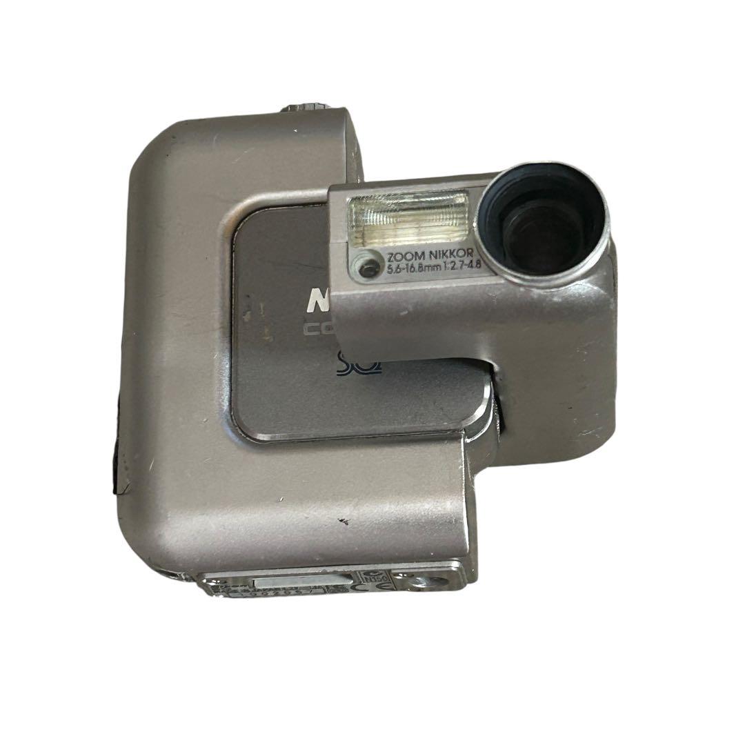 稼働品 人気のオールドコンデジ Nikon COOLPIX SQ 希少な充電器付