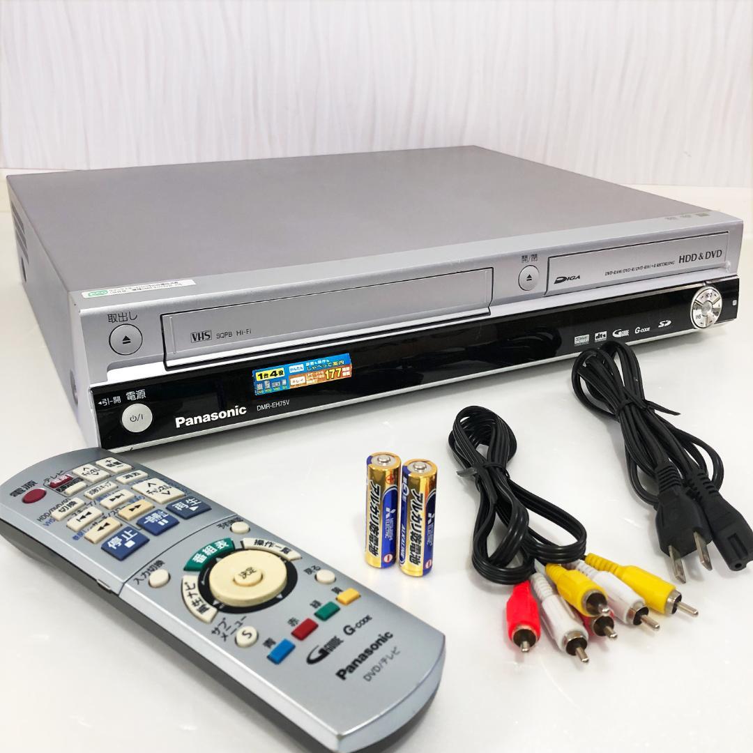 【完動品】パナソニック HDD内蔵 VHS DVD一体型　ビデオデッキ DIGA Amazon | パナソニック 250GB DVDレコーダー VHSビデオ一体型 DIGA DMR