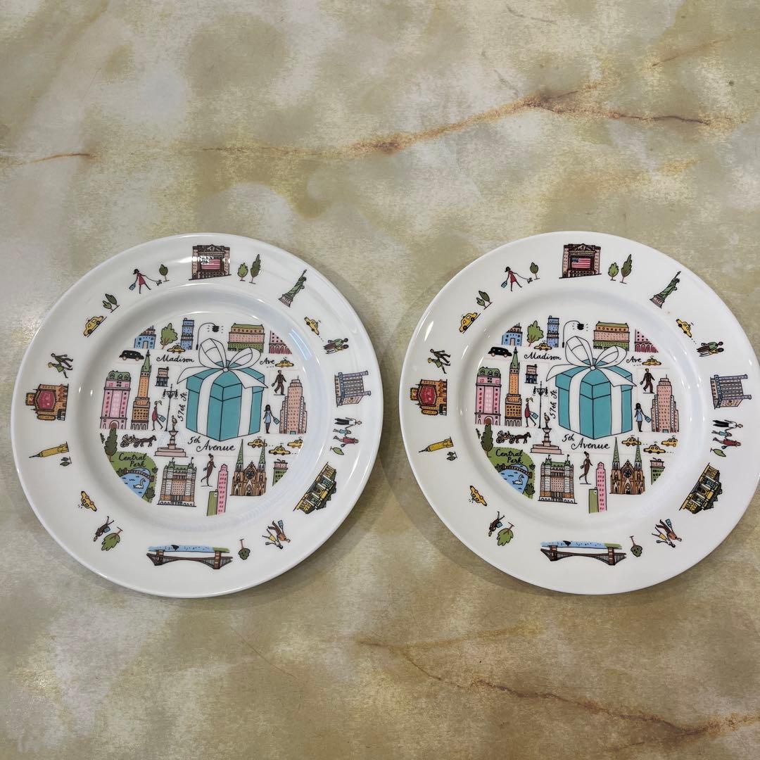 TIFFANY&CO. お皿 プレート 2枚 - メルカリ