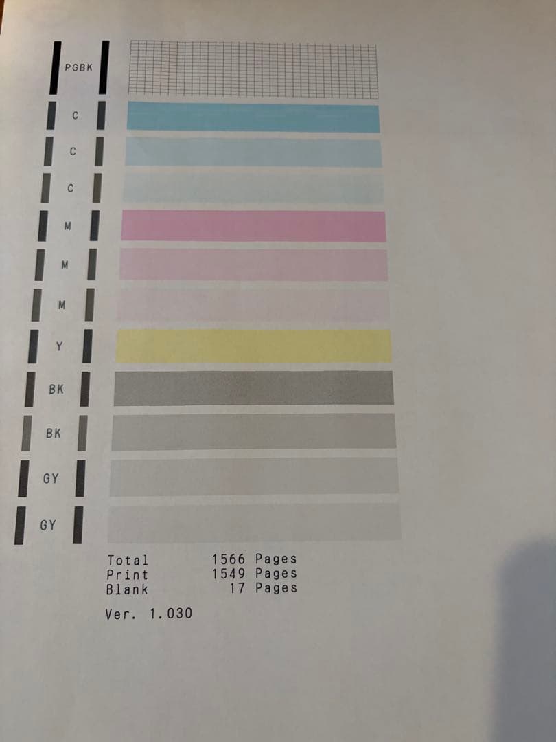 Canon PIXUS TS8530 印刷枚数1570枚 N8060 - メルカリ