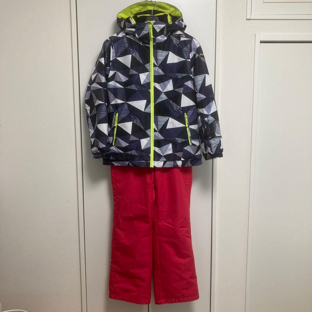 【美品】Phenix 160 子ども用スキーウェアセット　女の子　サイズ調節可能 フェニックス（PHENIX） スキーウェア キッズ 上下セット 女の子