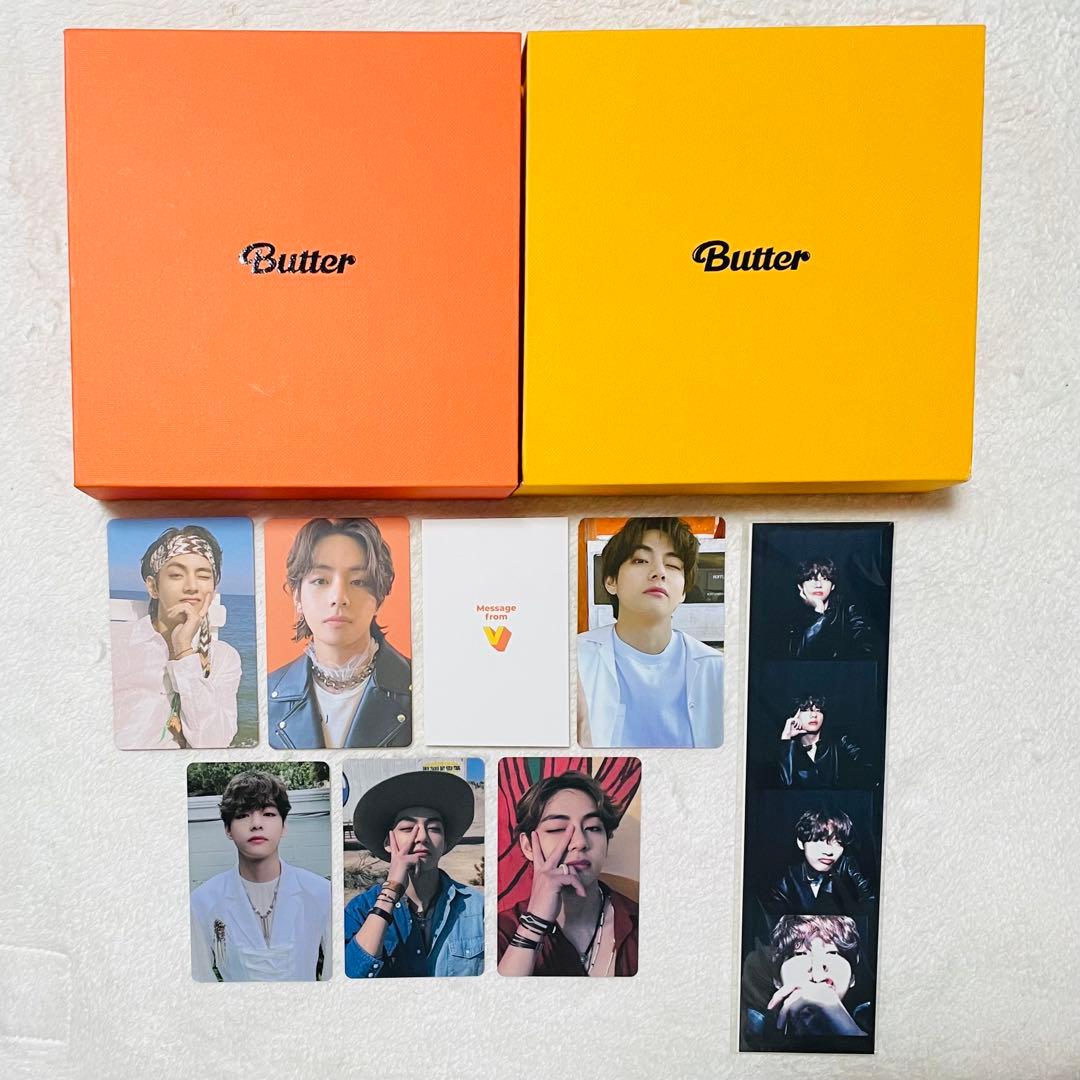 BTS Butter 2形態SET トレカ 特典 ラキドロ V テテ テヒョン BTS #V #テヒョン さん🐻12/30 までBinaryStar_V 様 @guleumlovesyou