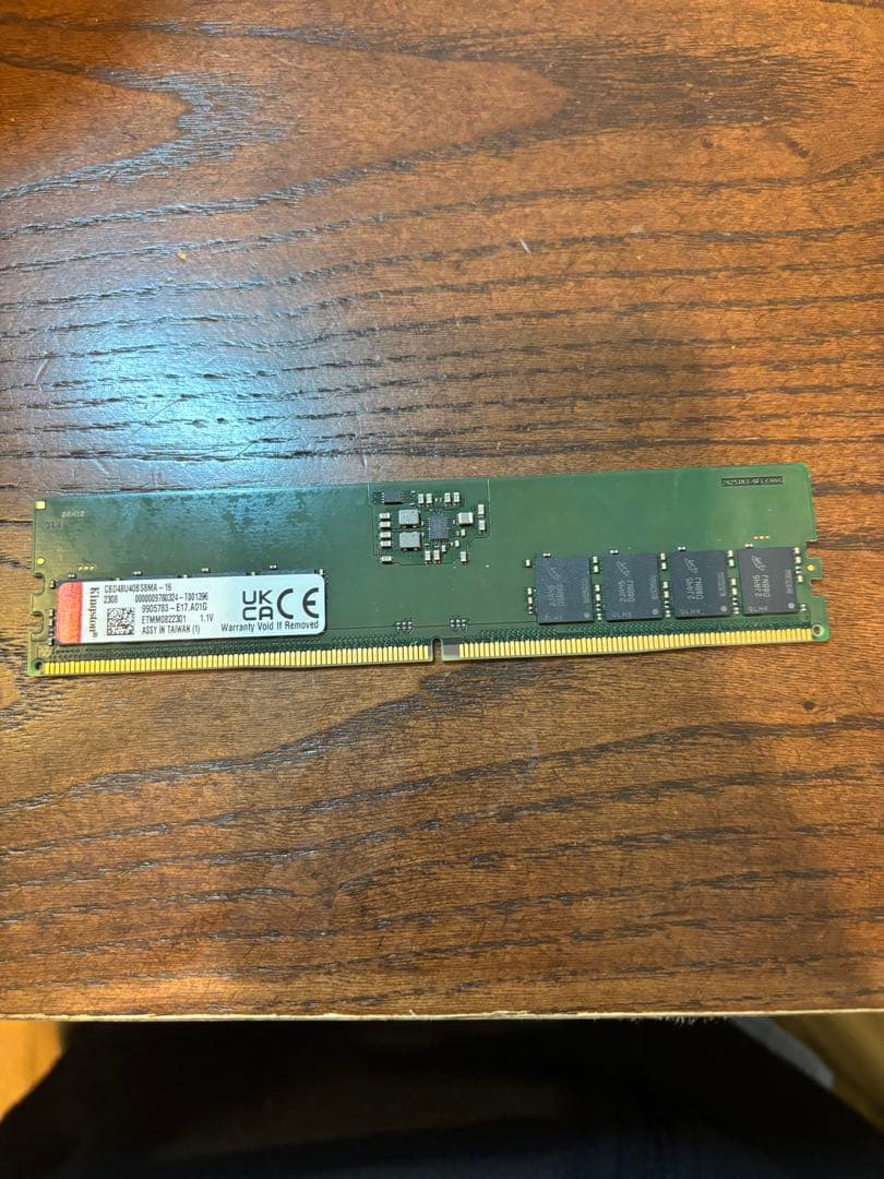 美品　Kingston DDR5 16GBメモリ KINGSTON KVR56U46BS8-16-D (16GB 2枚組) | パソコン工房【公式通販】