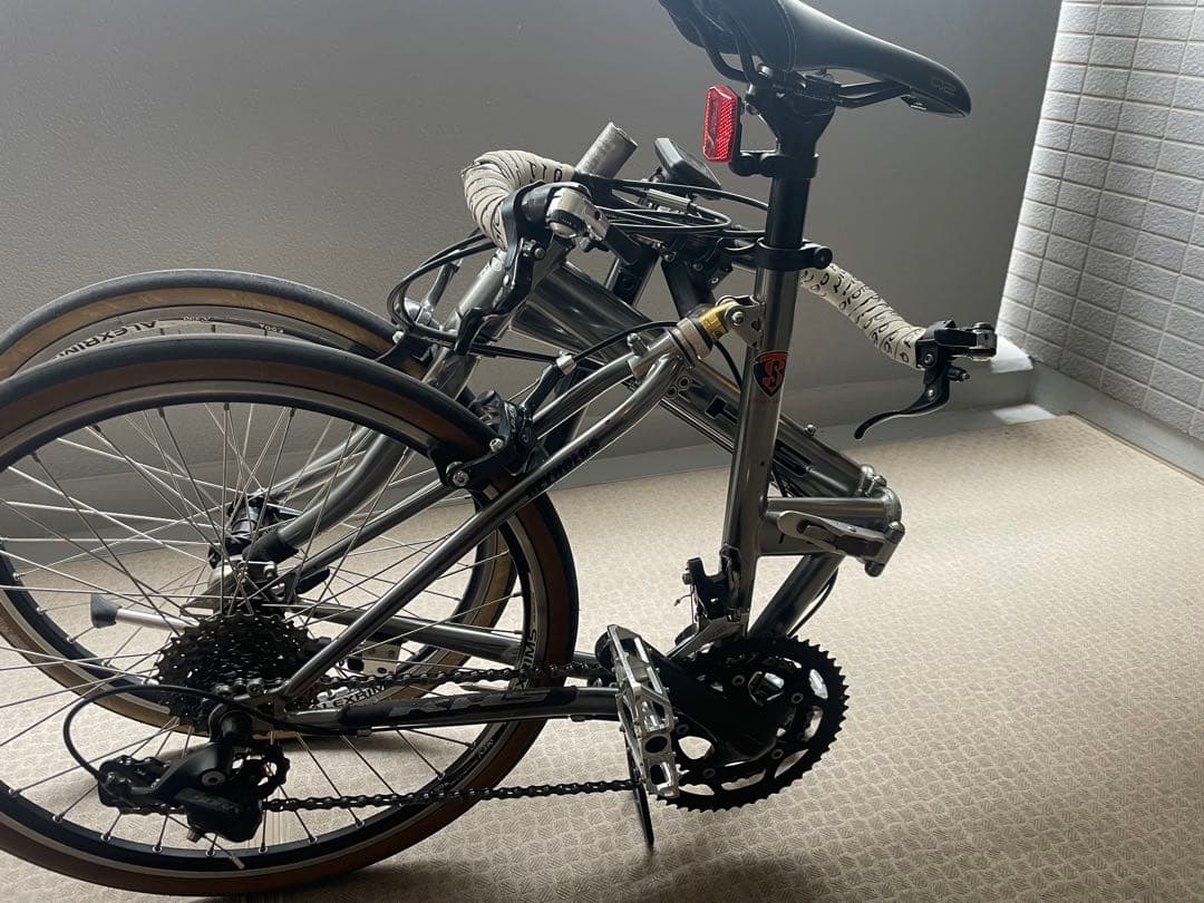 n*o様 KHS F-20R クロームシルバー ブルホーン クロモリ - メルカリ