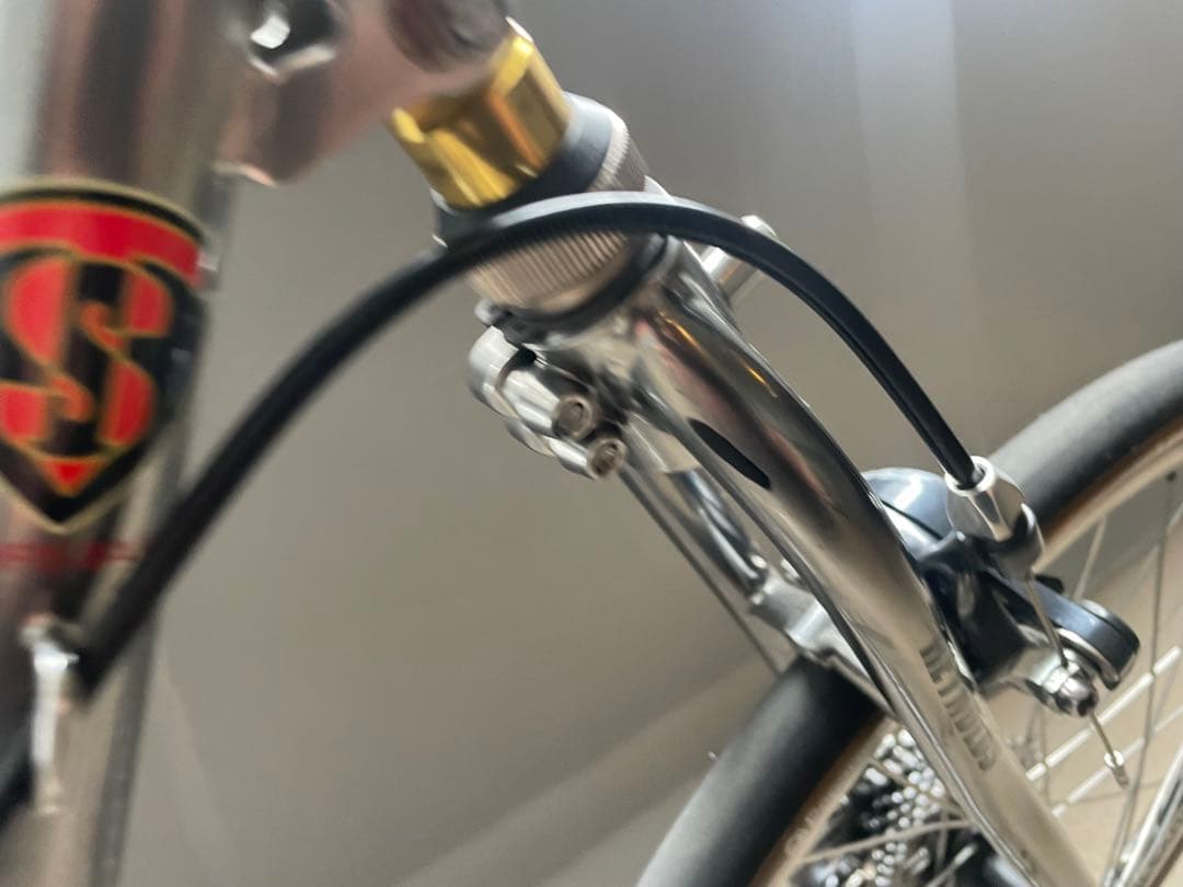 n*o様 KHS F-20R クロームシルバー ブルホーン クロモリ - メルカリ