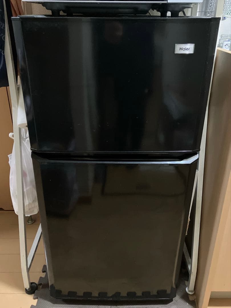 Haier 2ドア冷蔵庫 ブラック　一人暮らし Haier（ハイアール） 2ドア冷蔵庫 JR-F17KS(FW) : ケーズデンキ Yahoo
