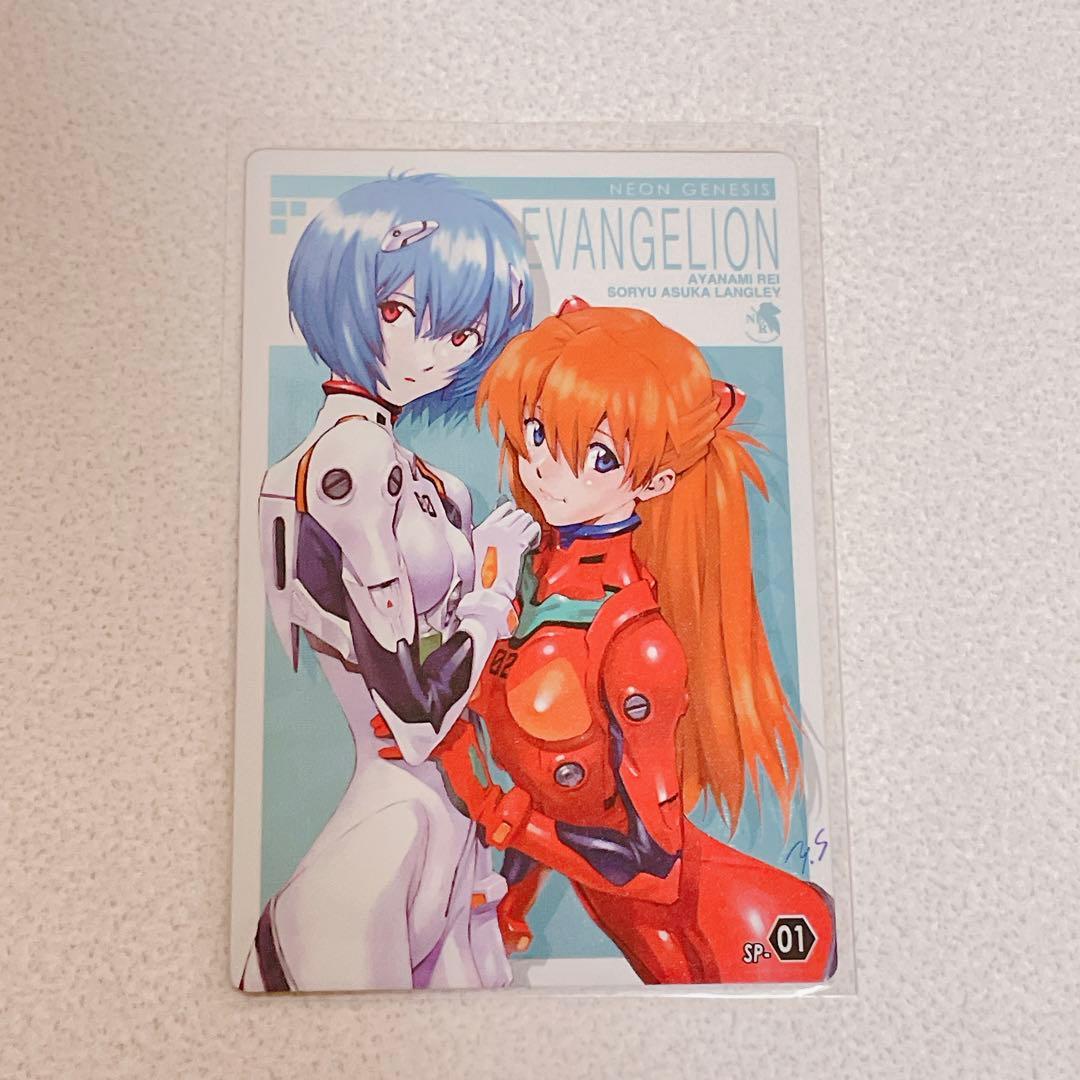 エヴァンゲリオン 限定 ウエハースカード 綾波レイ アスカ 1 - メルカリ
