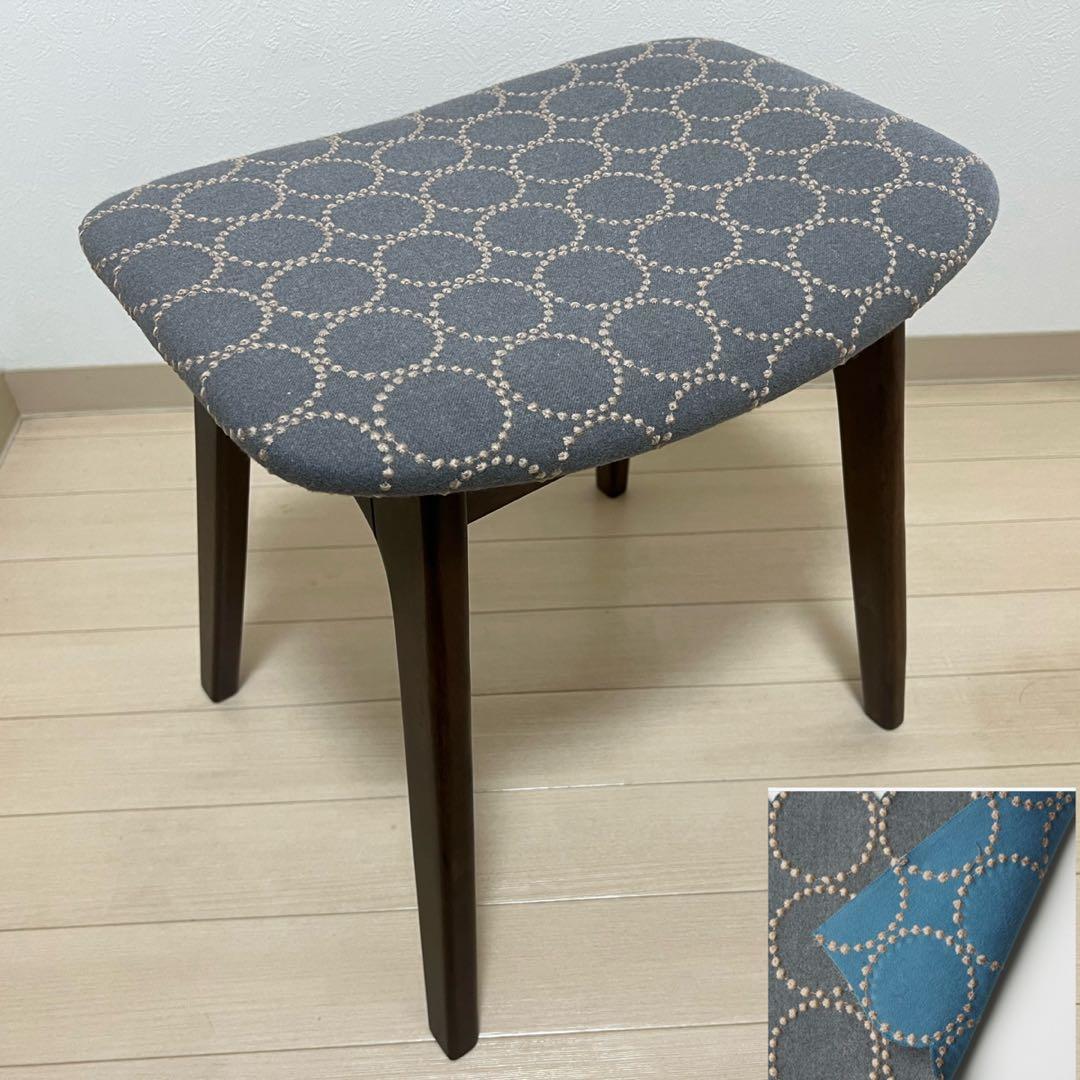 ミナペルホネン スツール タンバリン 細脚B 【グレー/ブルー】 チェア