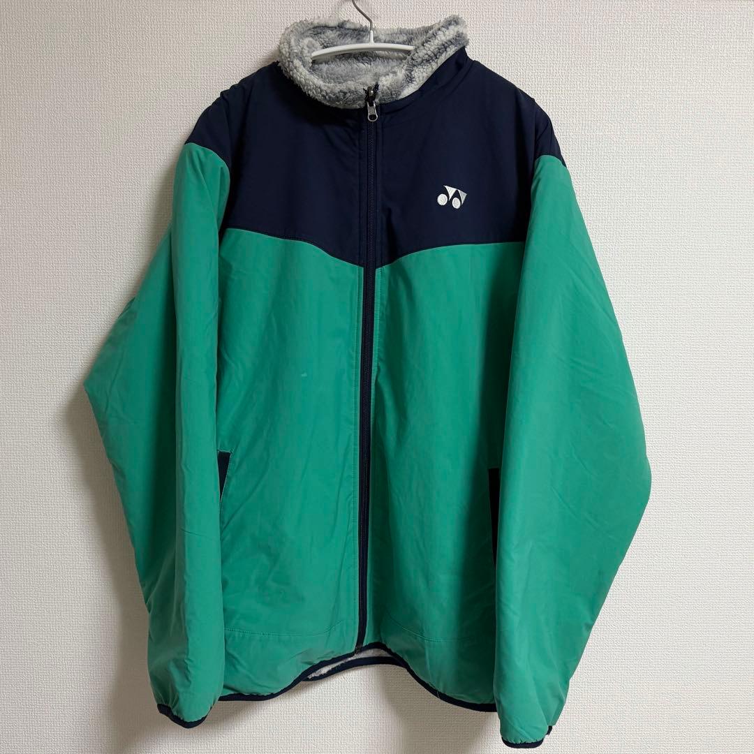 YONEX リバーシブルボアジャケット O YONEX（ヨネックス） ボアリバーシブルパーカー ウィンドジャケット