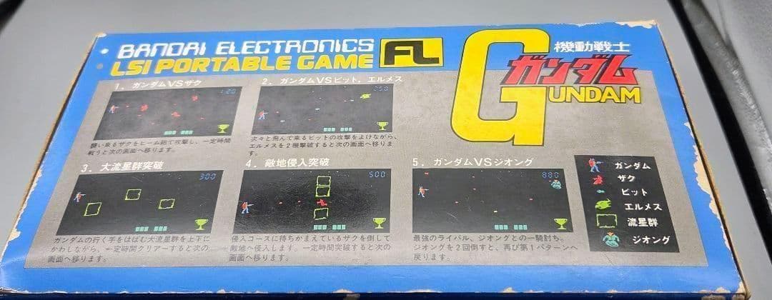 動作品】 バンダイ FLモビルスーツガンダム LSIポータブルゲーム