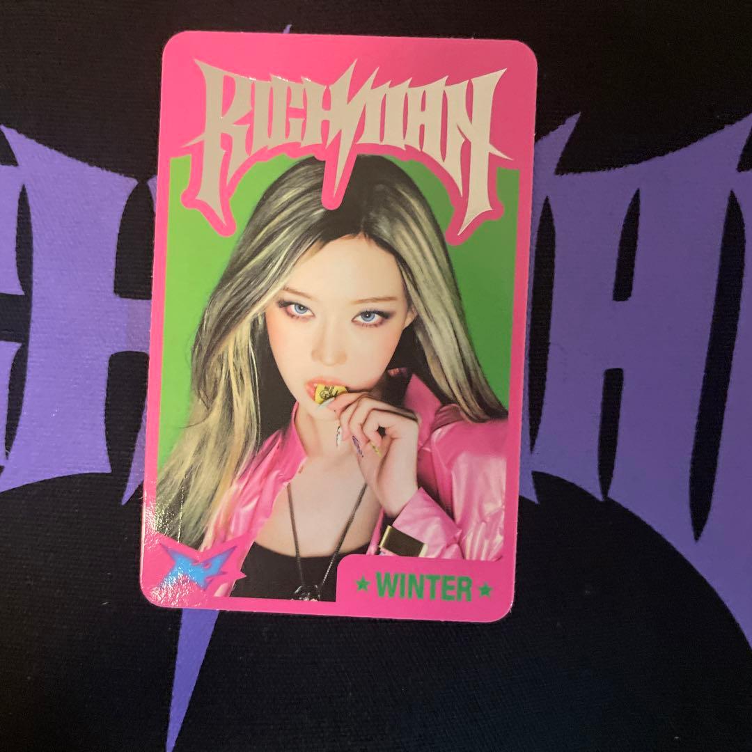 aespa ウィンター RichMan kpopnara US アメリカ トレカ