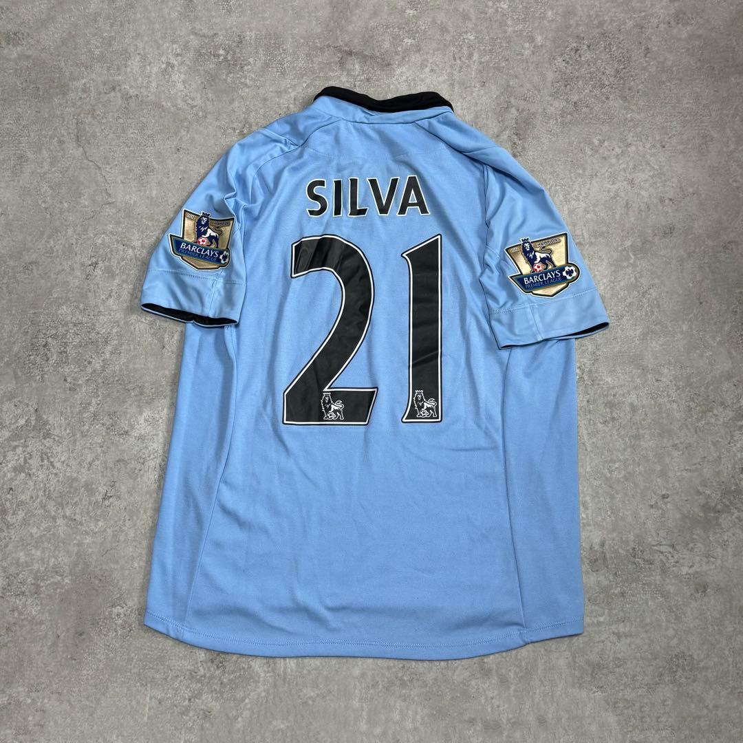マンチェスターシティ 12/13 #21 シルバ ユニフォーム - メルカリ