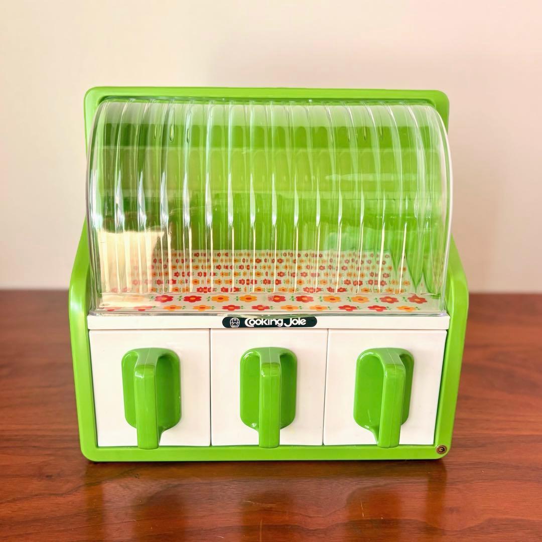 70年代 昭和レトロ 花柄 調味料ラック 当時物 デッドストック - メルカリ