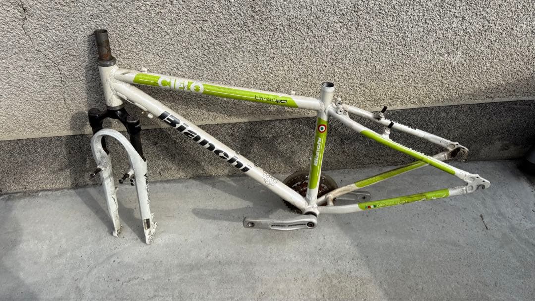 Bianchi Cielo ロードバイクフレーム 07'Bianchi CIELO-(新潟の自転車のプロショップ-佐々木輪店)