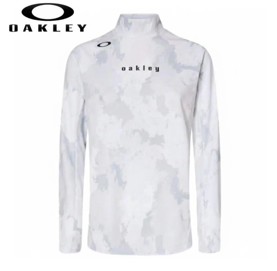 新品オークリーゴルフ【L】春夏セットアップ モック長袖＆スカート