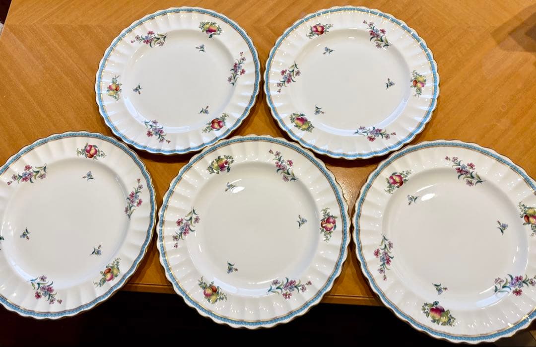 Spodeトラップネルスプレイズ　プレート5枚 spode (スポード) 21cmディナープレート トラップネルスプレイズ 5枚