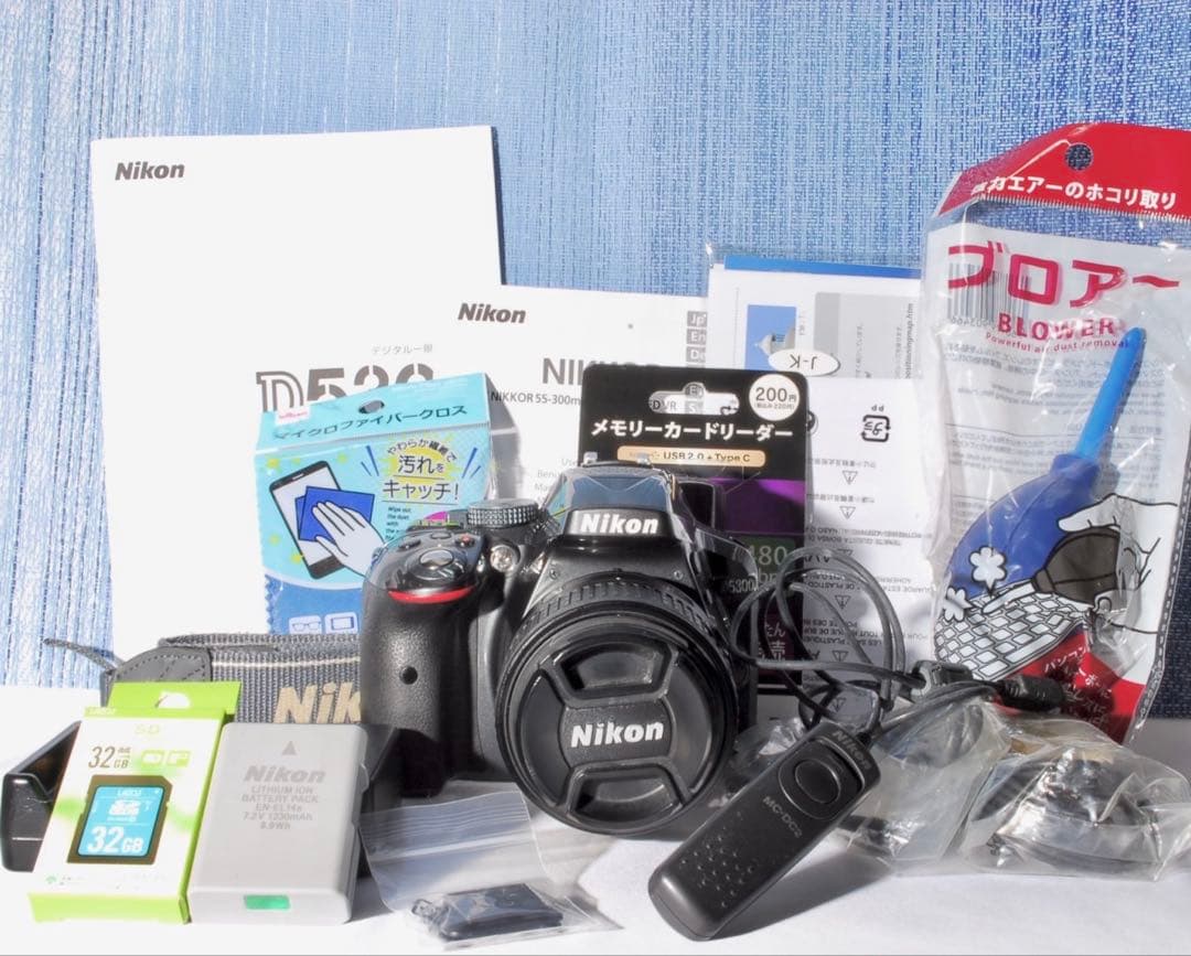 ✨Wi-Fi搭載モデル！激レアカラー✨グレー✨D5300 レンズキット
