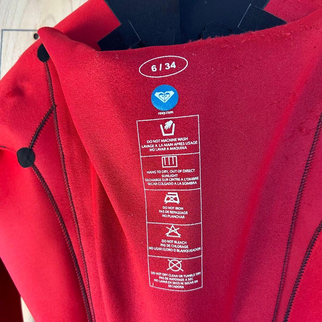 美品 ロキシー レディース ウェットスーツ セミドライ 5/4/3/mm