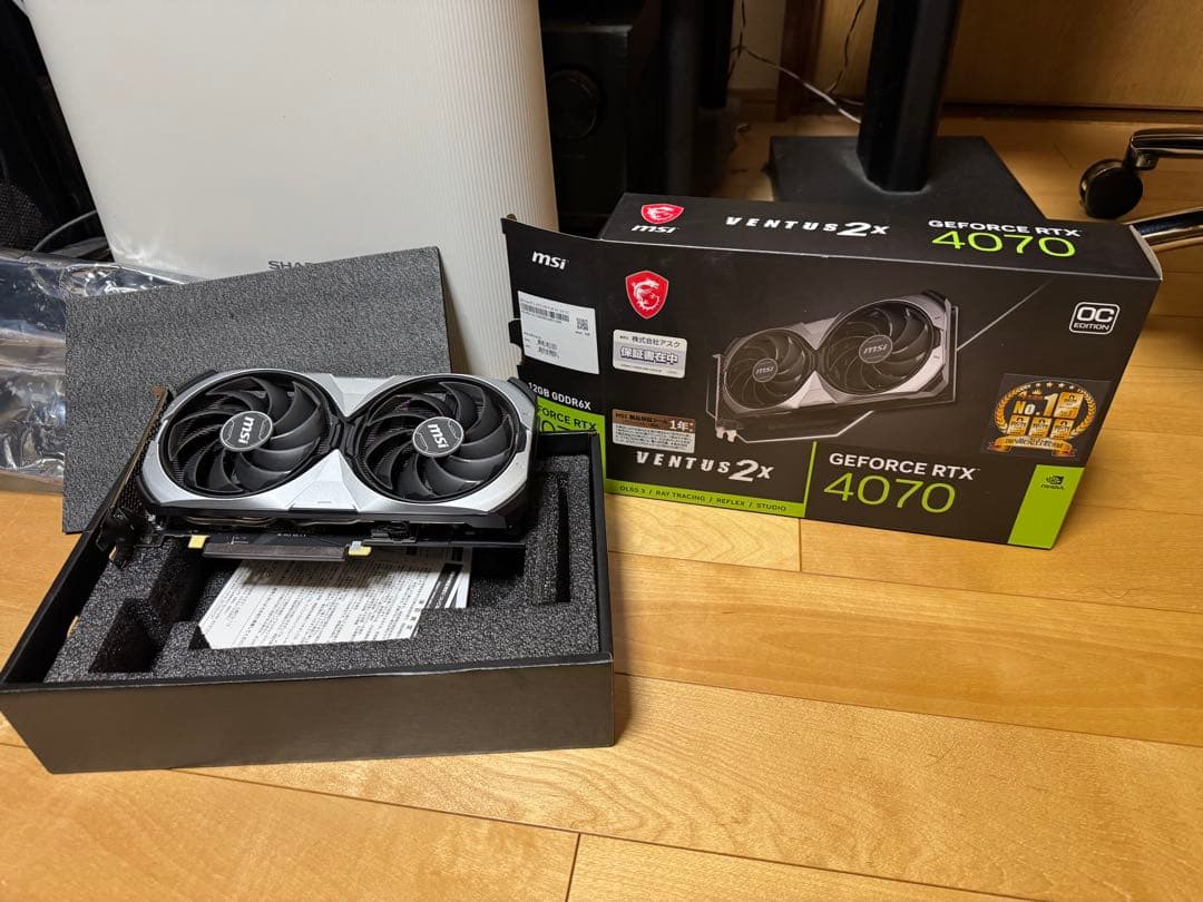GeForce RTX4070 VENTUS 2X 12G OC　極美品 600.png
