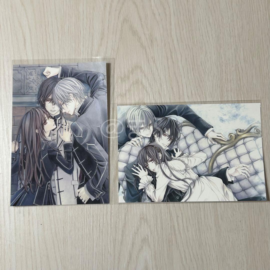 ヴァンパイア騎士原画展 ポストカード 2種 樋野まつり 優姫 零 枢 a