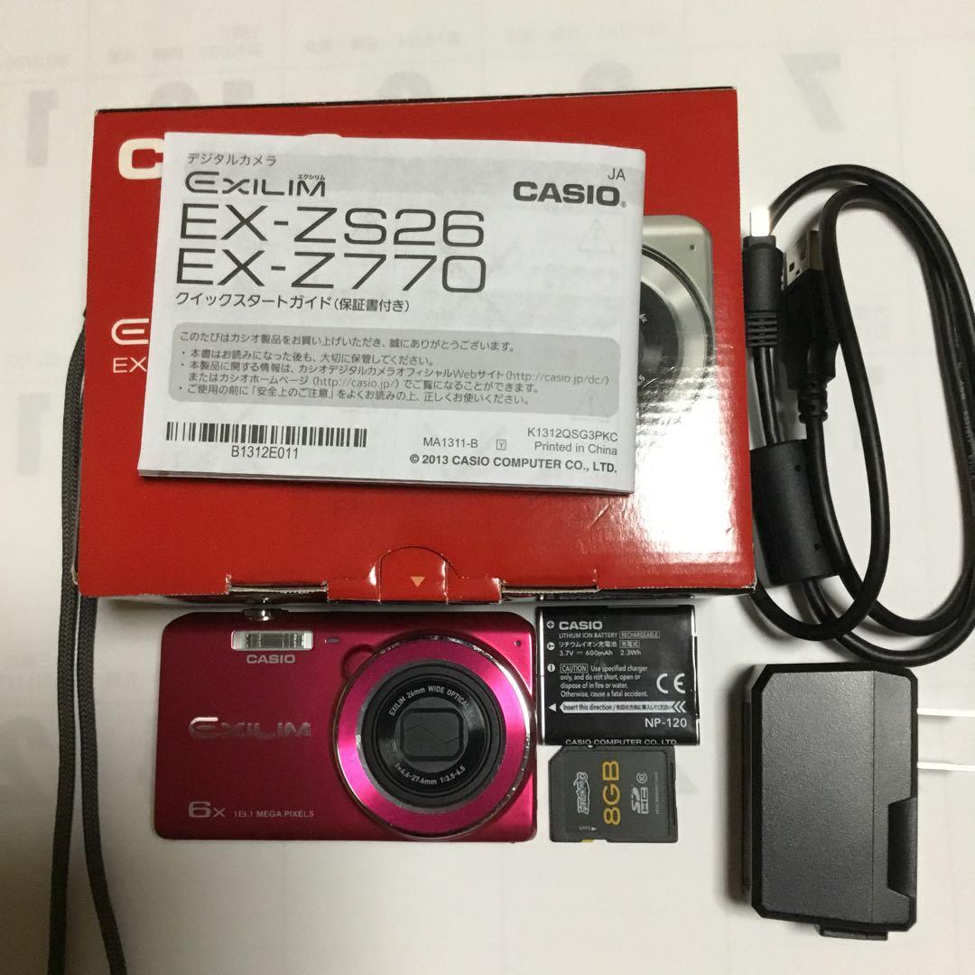 CASIO EXILIM EX-ZS26 コンパクトデジタルカメラ - メルカリ