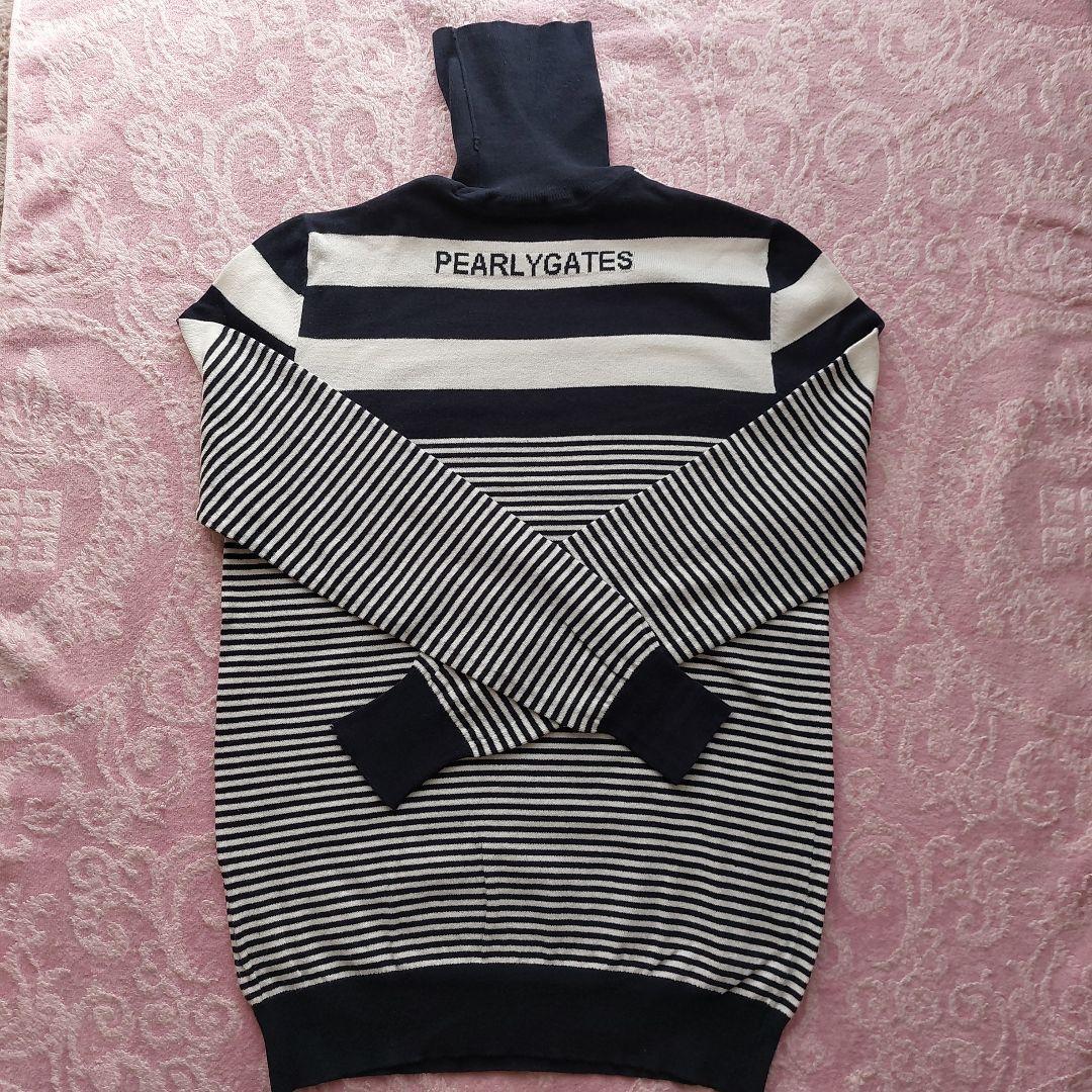 PEARLY GATES ストライプセーター サイズ0 - メルカリ