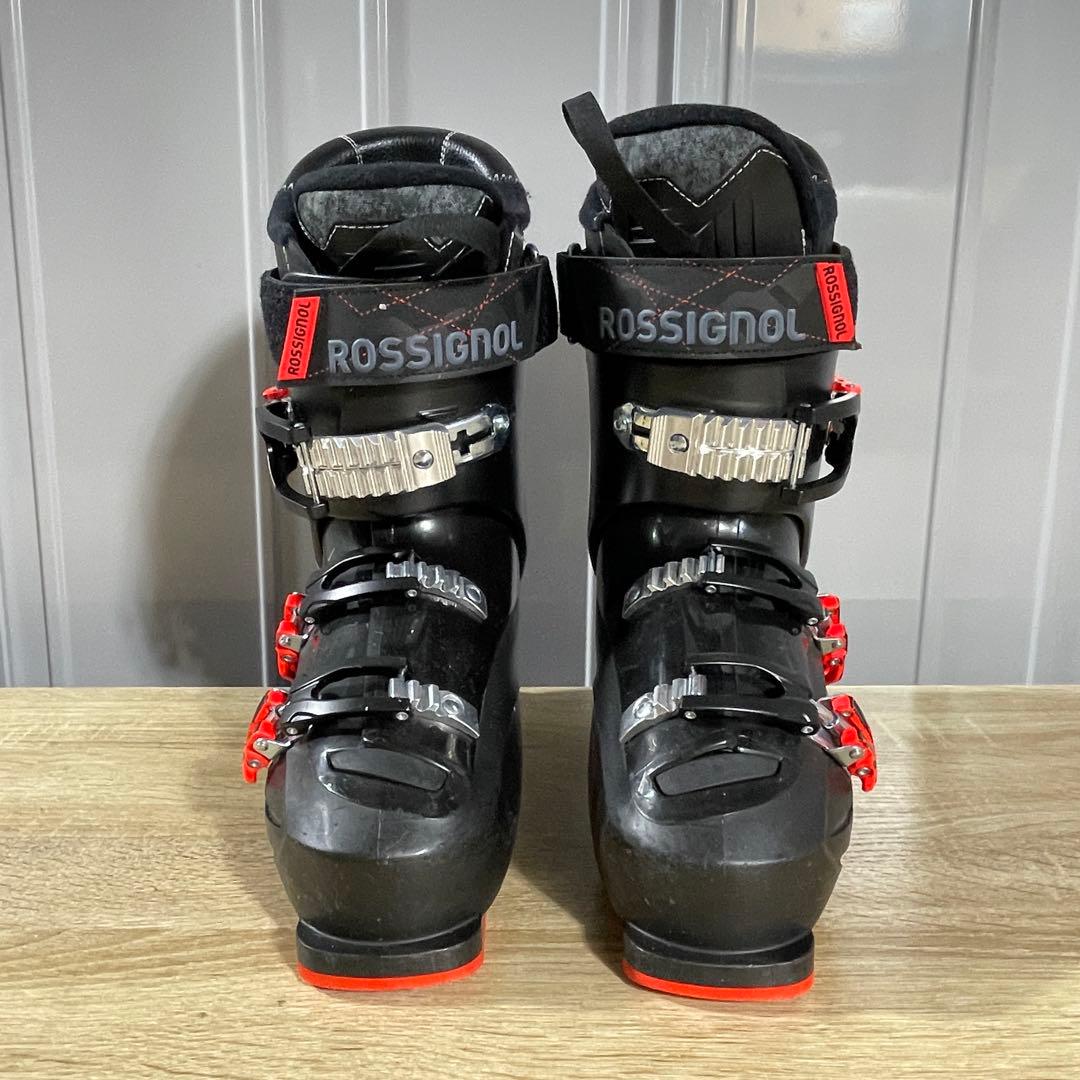 ROSSIGNOL162cm 26/26.5cm ストック110cmスキーセット - メルカリ