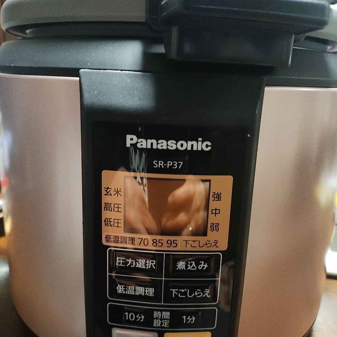 Panasonic 電気圧力鍋 SR-P37 パナソニック マイコン電気圧力なべ SR-P37 圧力なべ協議会コラボPV
