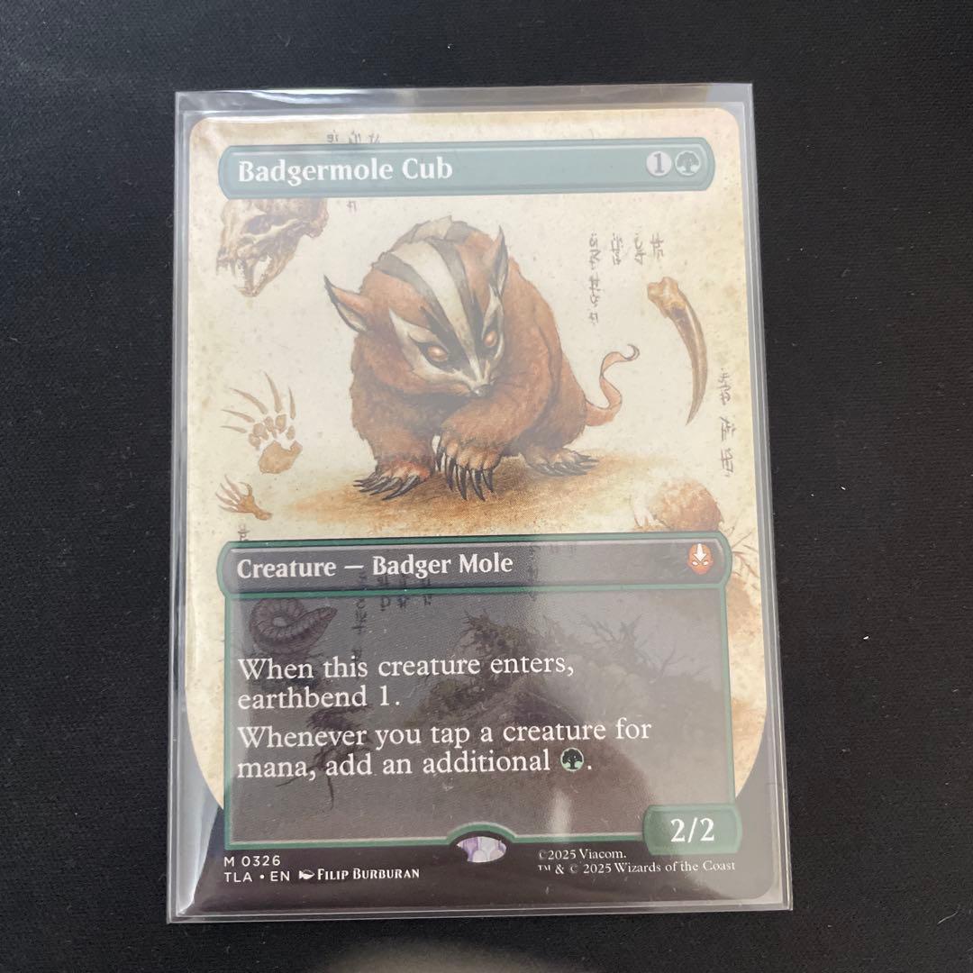 MTG アナグマモグラの子 英語 ボーダレス Badgermole Cub - メルカリ