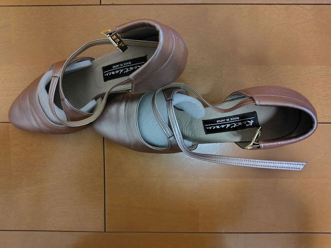 ケント社交ダンスシューズ２３センチ　替えヒールキャップ付き 楽天市場】【初心者にもおすすめ】 Kent Dance ケントダンス キャロン