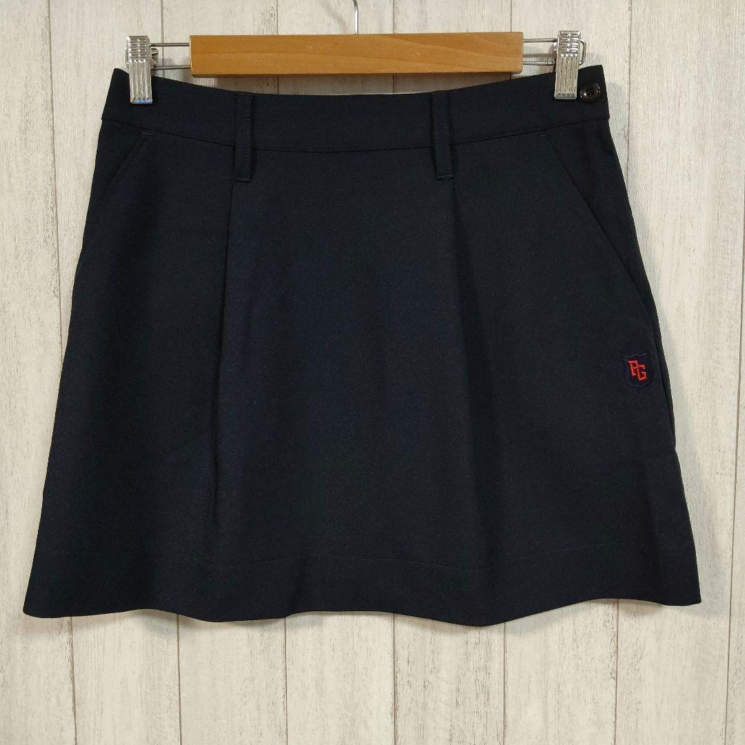パーリーゲイツ◇スカート/ゴルフウェア◇サイズ1/ネイビー - メルカリ