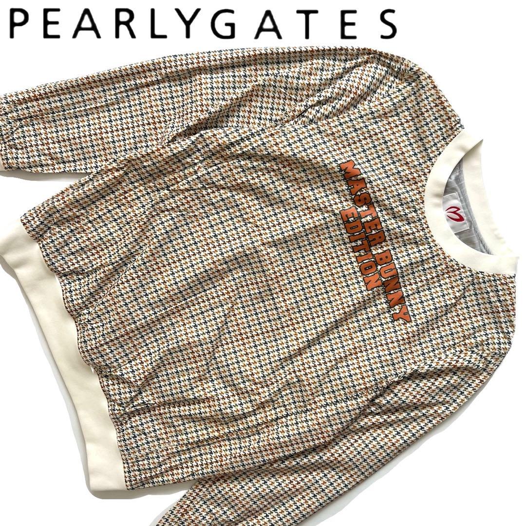 パーリーゲイツ　マスターバニー　千鳥格子柄　スニード　メンズ　ナイロン　XL 6 MASTER BUNNY EDITION（マスターバニーエディション） 【premium