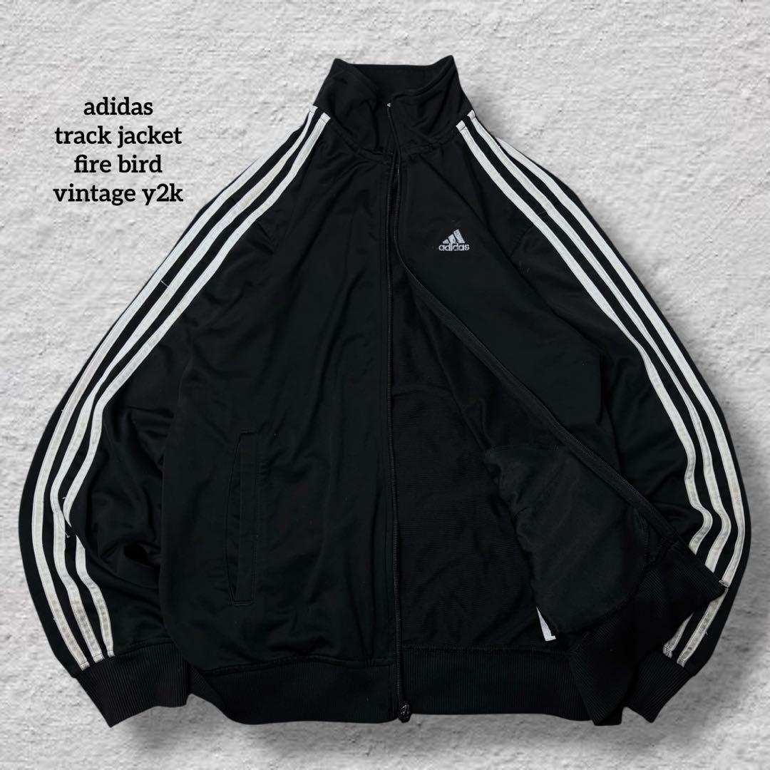 アディダストラックジャケットファイヤーバードy2kトレフォイル古着