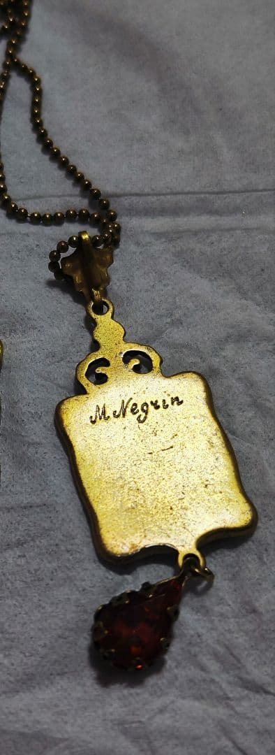 ミハエルネグリン アンティーク風天使デザインネックレス - メルカリ