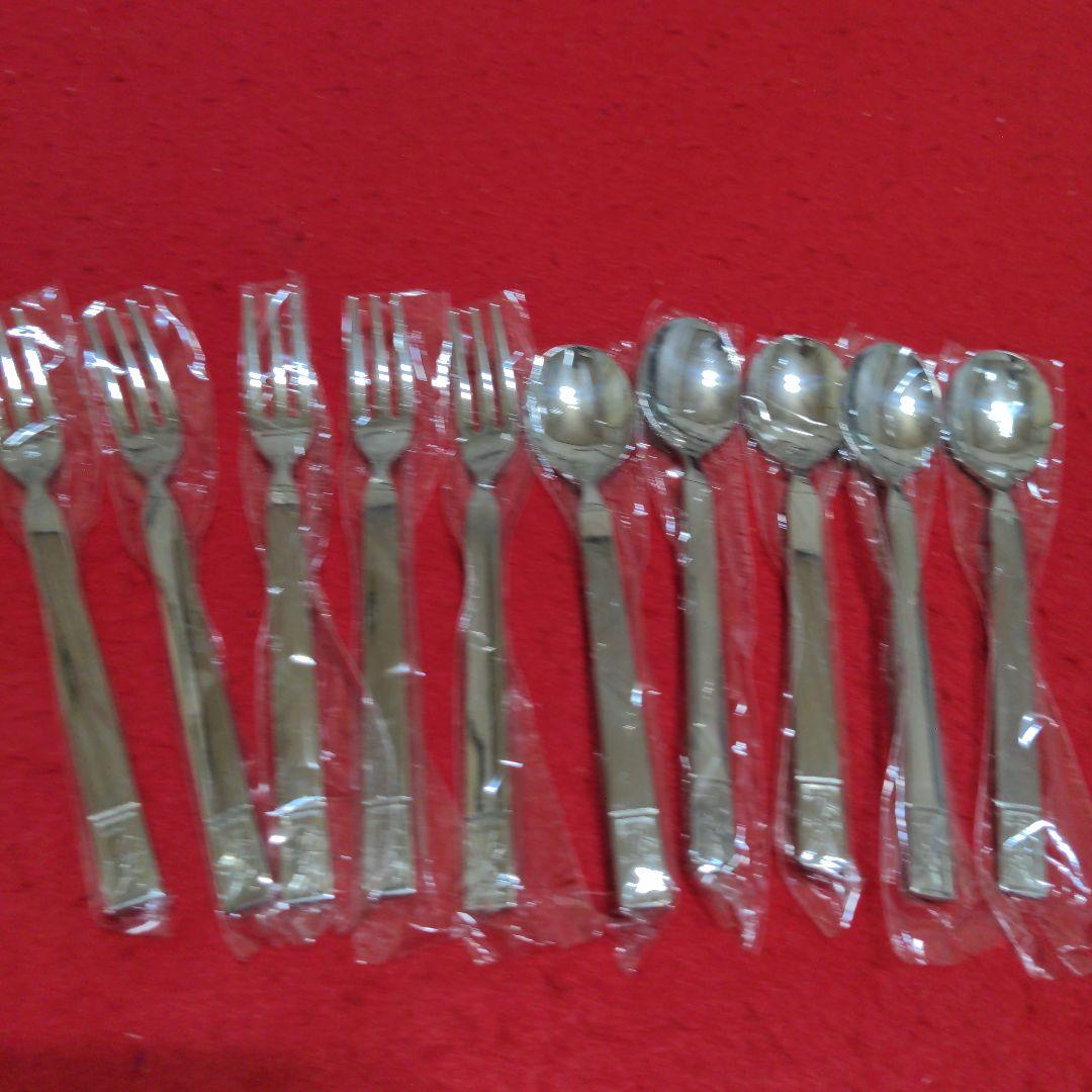 イブサンローラン　カトラリーセット　コーヒースプーン　姫フォーク各５本　YSL イブサンローラン カトラリーセット コーヒースプーン 姫フォーク各5