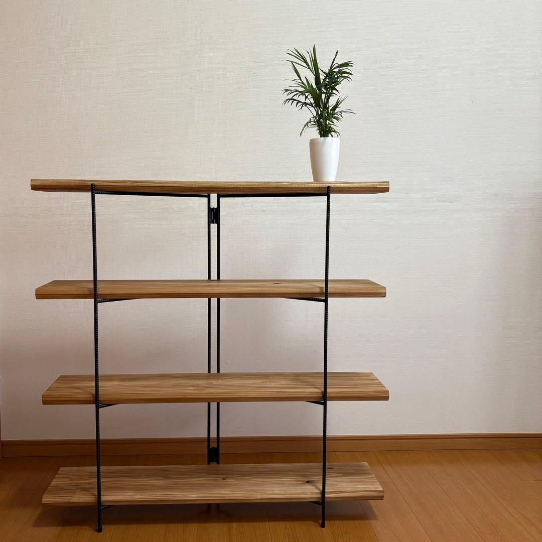 あお　オーダー折り畳みシェルフ 東谷 アウトドア 棚 2段 シェルフ 折りたたみ フォールディング 2D