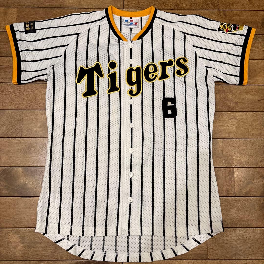 極美品】阪神タイガース 金本知憲 ユニフォーム 刺繍 Lサイズ - メルカリ